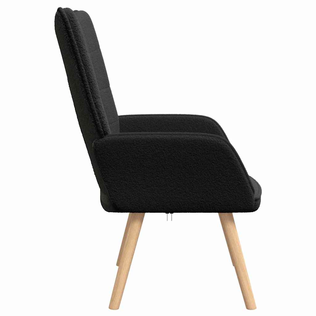 Πολυθρόνα Μαύρο 62 x 67 x 95,5 εκ Υφάσματος Sherpa