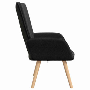 Πολυθρόνα Μαύρο 62 x 67 x 95,5 εκ Υφάσματος Sherpa