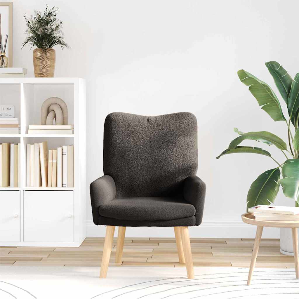Πολυθρόνα Σκούρο Γκρι 63 x 67 x 94 εκ. - Pakobazaar