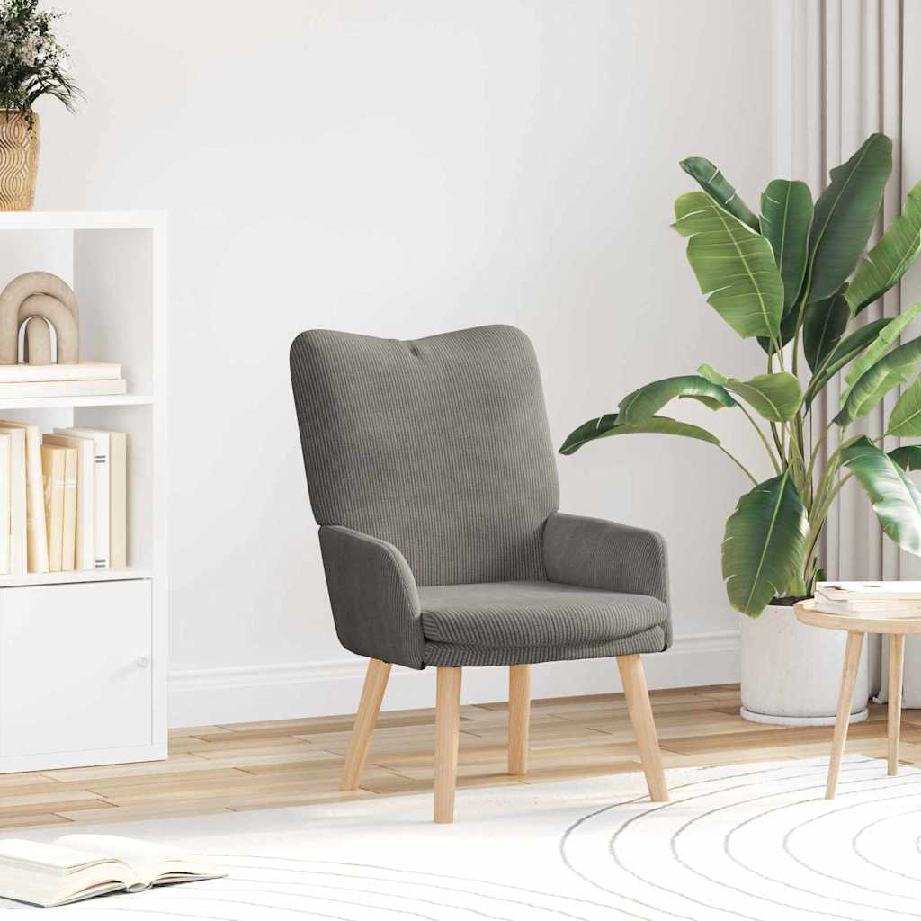 Πολυθρόνα Ανοιχτό γκρι 63 x 67 x 94 εκ. ύφασμα