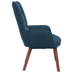 Πολυθρόνα Μπλε 63 x 67 x 94 εκ. Βελούδο - Pakobazaar