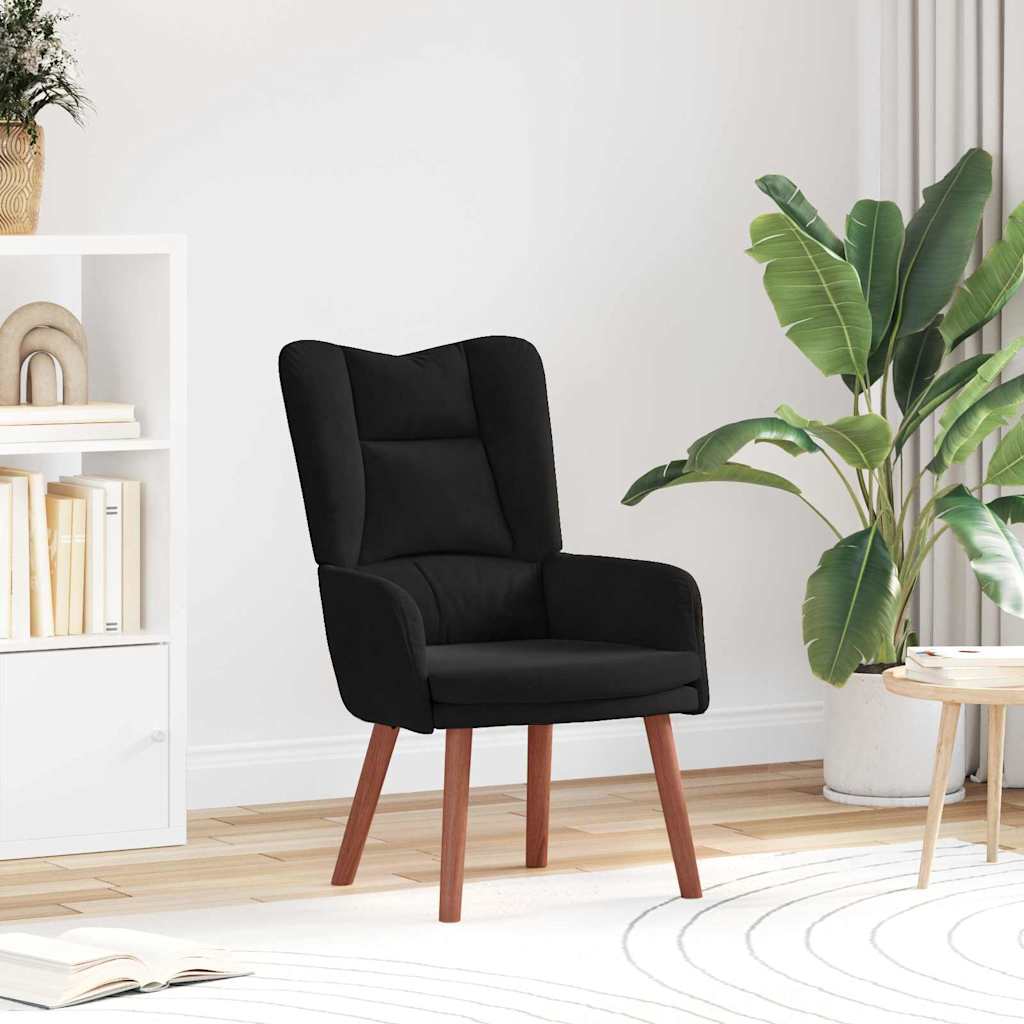 Πολυθρόνα Μαύρο 63 x 67 x 94 εκ. Βελούδο - Pakobazaar