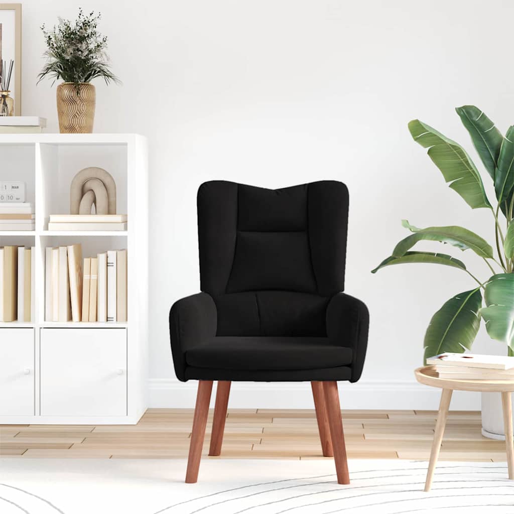 Πολυθρόνα Μαύρο 63 x 67 x 94 εκ. Βελούδο - Pakobazaar