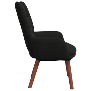 Πολυθρόνα Μαύρο 63 x 67 x 94 εκ. Βελούδο - Pakobazaar