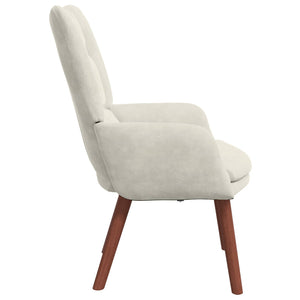 Πολυθρόνα Κρεμ 63 x 67 x 94 εκ. Βελούδο - Pakobazaar