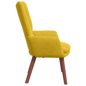 Πολυθρόνα Κίτρινο 63 x 67 x 94 εκ. Βελούδο - Pakobazaar