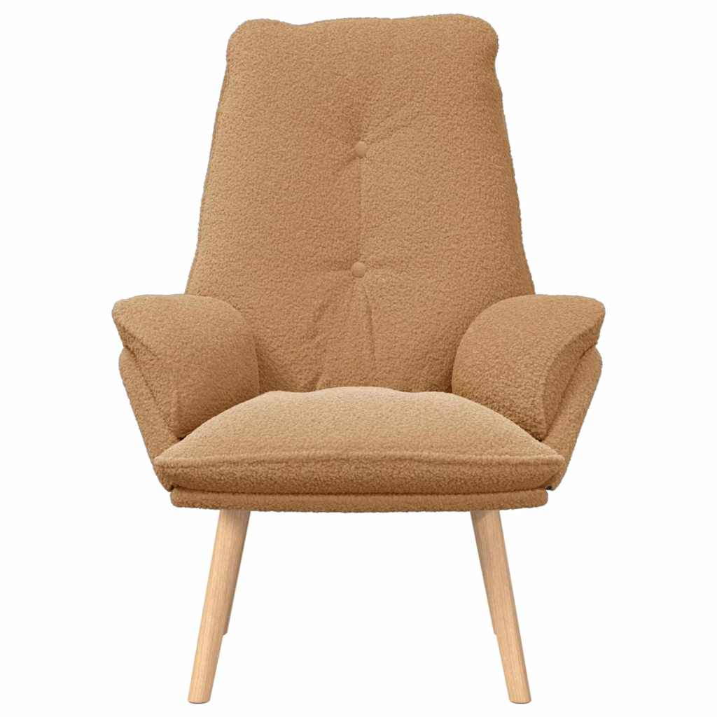 Πολυθρόνα Μπεζ 69 x 74 x 93 εκ. Υφάσματος Sherpa - Pakobazaar