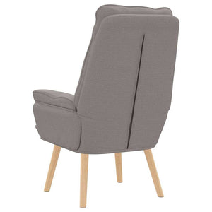 Πολυθρόνα Taupe 69 x 74 x 93 εκ. Ύφασμα και Κόντρα Πλακέ - Pakobazaar
