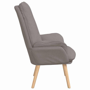 Πολυθρόνα Taupe 69 x 74 x 93 εκ. Ύφασμα και Κόντρα Πλακέ - Pakobazaar