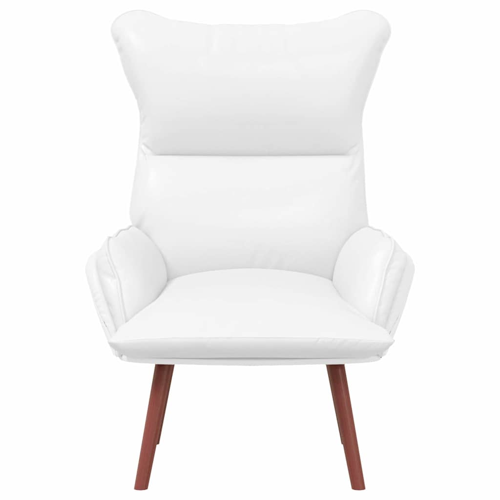 Πολυθρόνα Λευκό 69 x 74 x 93 εκ. Δερματίνη - Pakobazaar