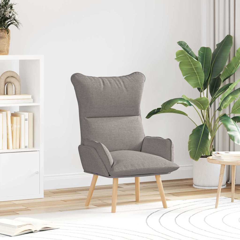 Πολυθρόνα Taupe 69 x 74 x 93 εκ. Ύφασμα και Κόντρα Πλακέ - Pakobazaar