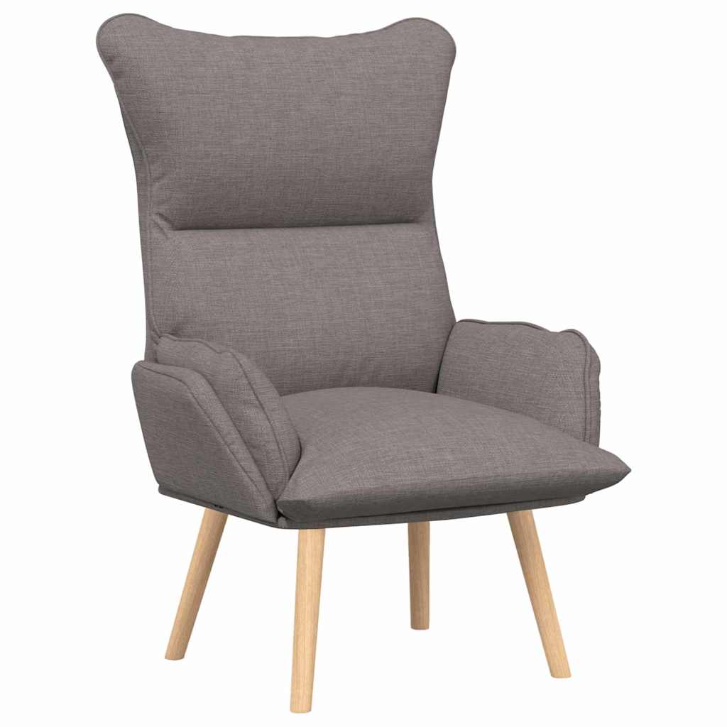 Πολυθρόνα Taupe 69 x 74 x 93 εκ. Ύφασμα και Κόντρα Πλακέ - Pakobazaar