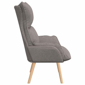 Πολυθρόνα Taupe 69 x 74 x 93 εκ. Ύφασμα και Κόντρα Πλακέ - Pakobazaar