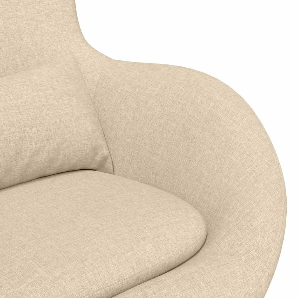 Κάθισμα-αυγό Κρεμ 63 x 73 x 90 εκ ύφασμα - Pakobazaar