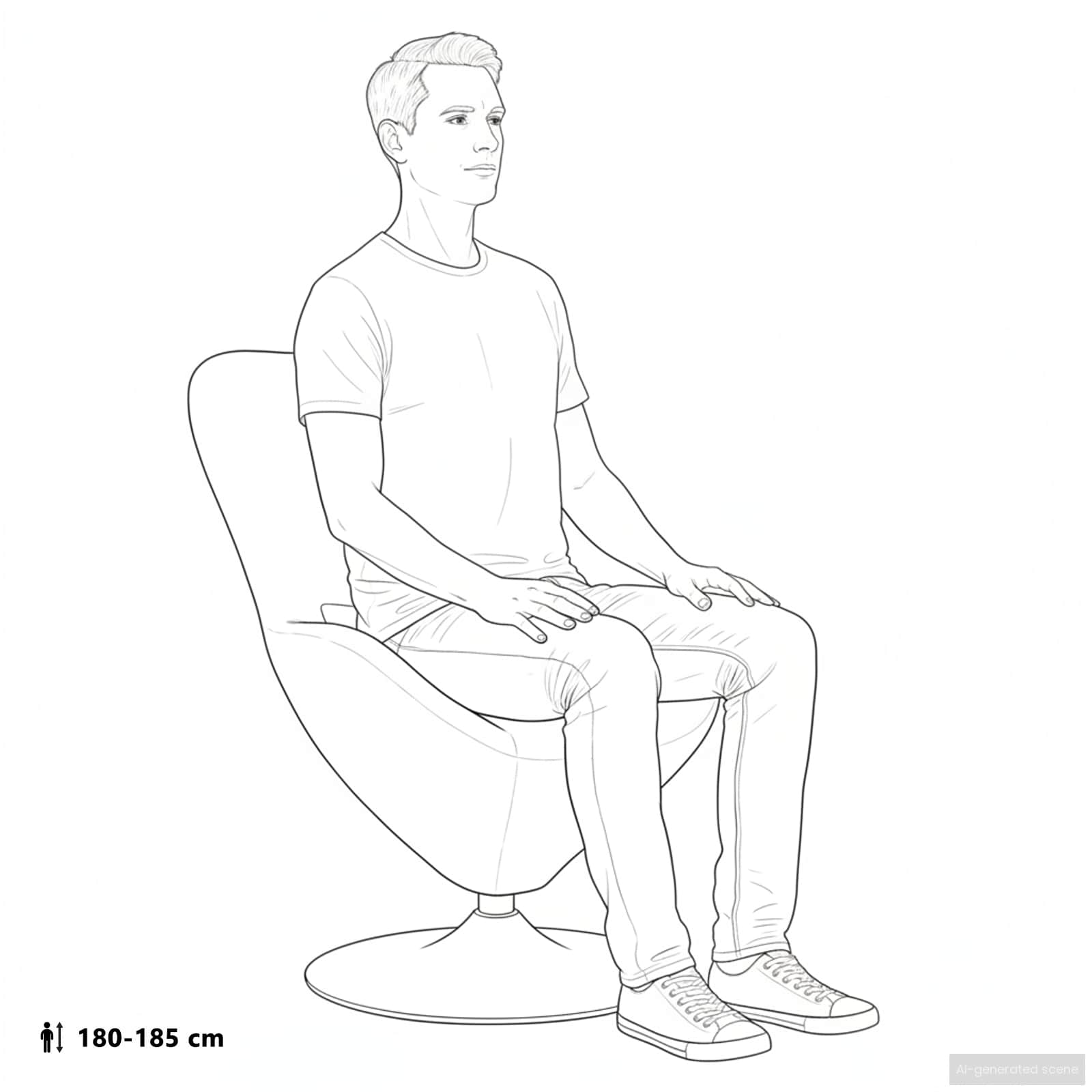 Αυγό Καρέκλα με Σκαμνί Ανοιχτό Πράσινο Βελούδο - Pakobazaar