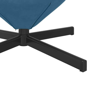 Κάθισμα-αυγό Μπλε 63 x 73 x 90 εκ Βελούδο - Pakobazaar