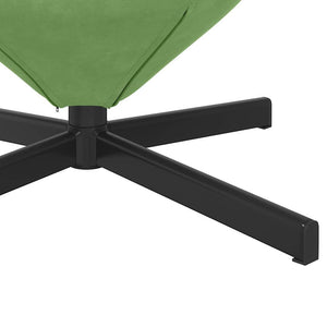Κάθισμα-αυγό Ανοιχτό Πράσινο 63 x 73 x 90 εκ Βελούδο