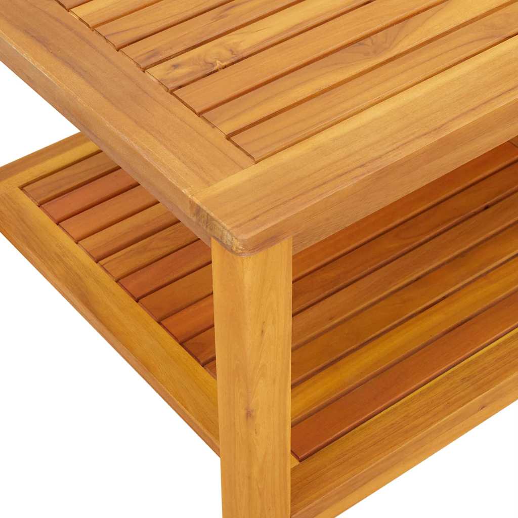 Τραπεζάκι Πλευράς Καφέ 90 x 50 x 45 cm Στερεό Ξύλο Ακακίας - Pakobazaar