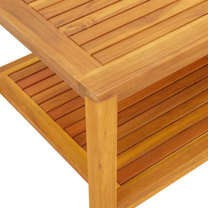 Τραπεζάκι Πλευράς Καφέ 90 x 50 x 45 cm Στερεό Ξύλο Ακακίας - Pakobazaar