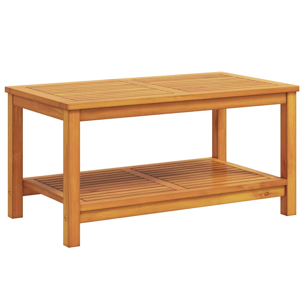 Τραπεζάκι Πλευράς Καφέ 90 x 50 x 45 cm Στερεό Ξύλο Ακακίας - Pakobazaar