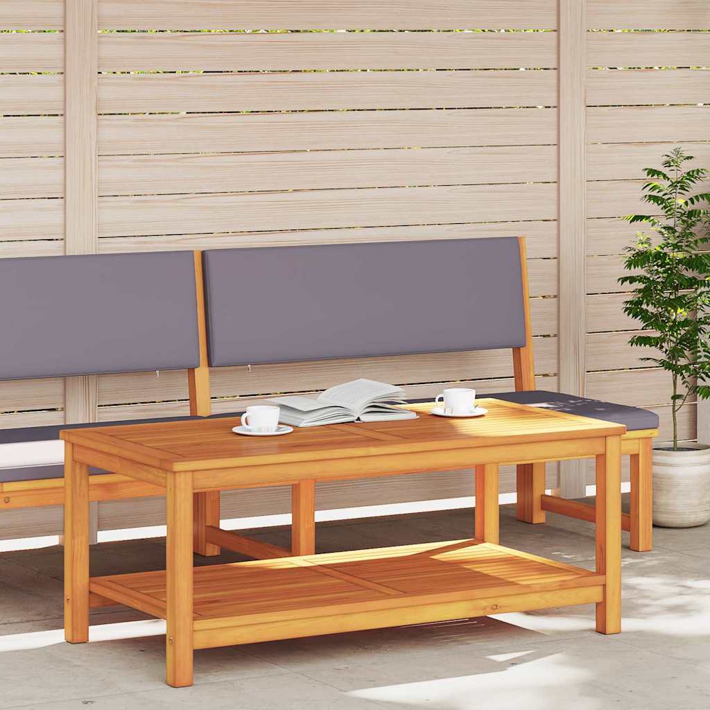 Τραπεζάκι Πλευράς Καφέ 110 x 55 x 45 cm Στερεό Ξύλο Ακακίας - Pakobazaar