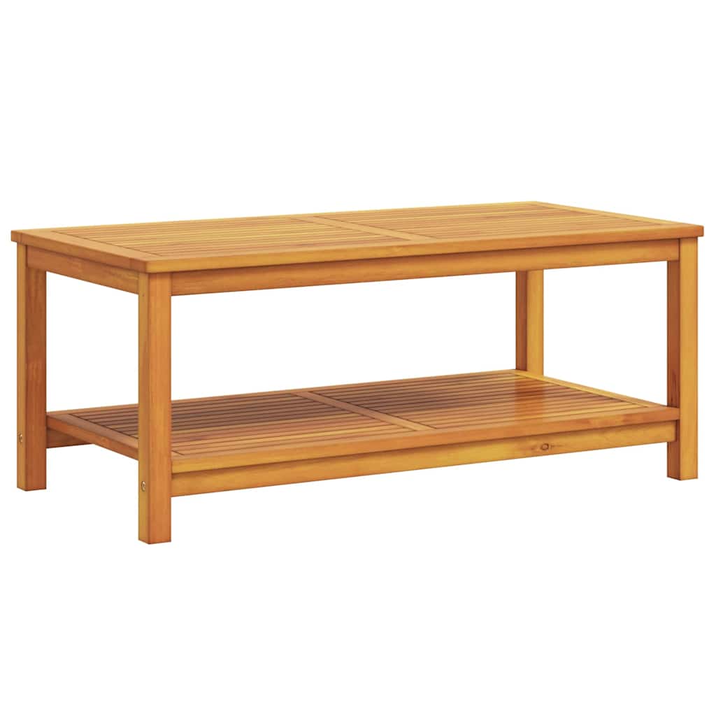 Τραπεζάκι Πλευράς Καφέ 110 x 55 x 45 cm Στερεό Ξύλο Ακακίας - Pakobazaar