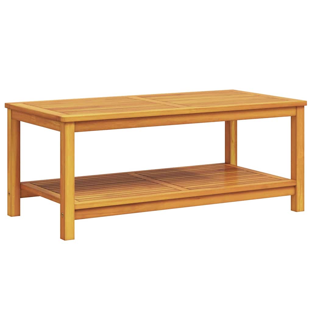 Τραπεζάκι Πλευράς Καφέ 110 x 55 x 45 cm Στερεό Ξύλο Ακακίας - Pakobazaar