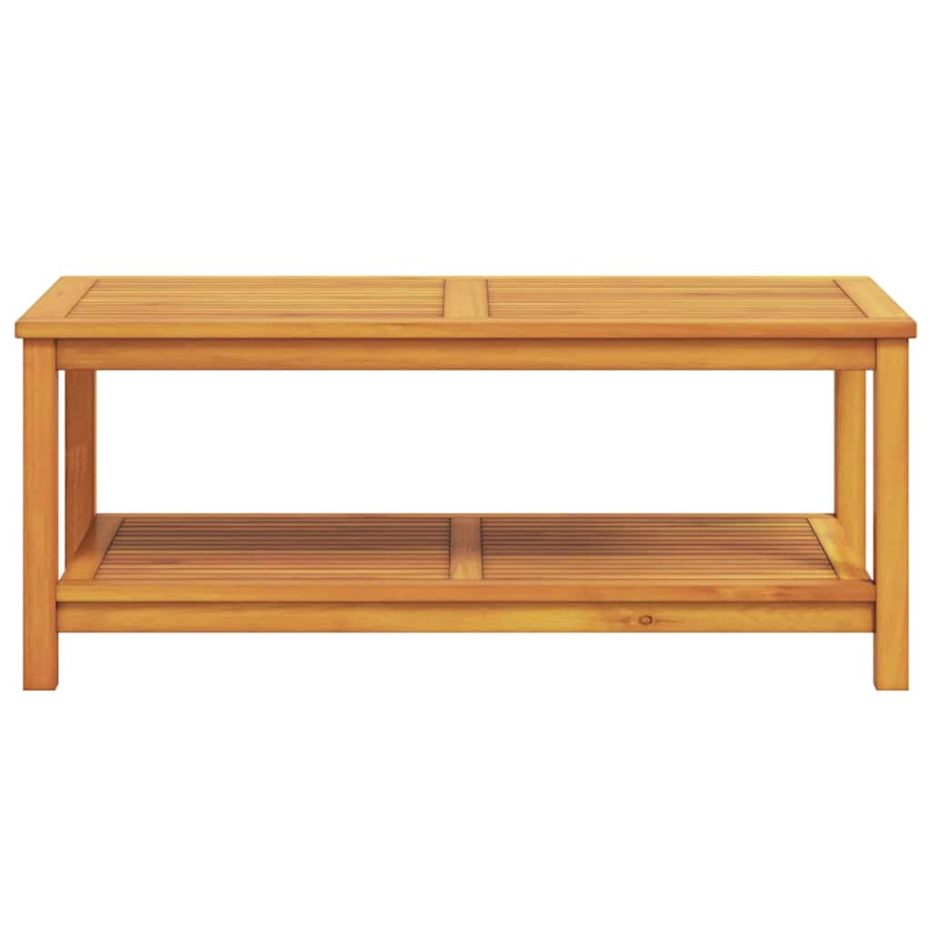 Τραπεζάκι Πλευράς Καφέ 110 x 55 x 45 cm Στερεό Ξύλο Ακακίας - Pakobazaar