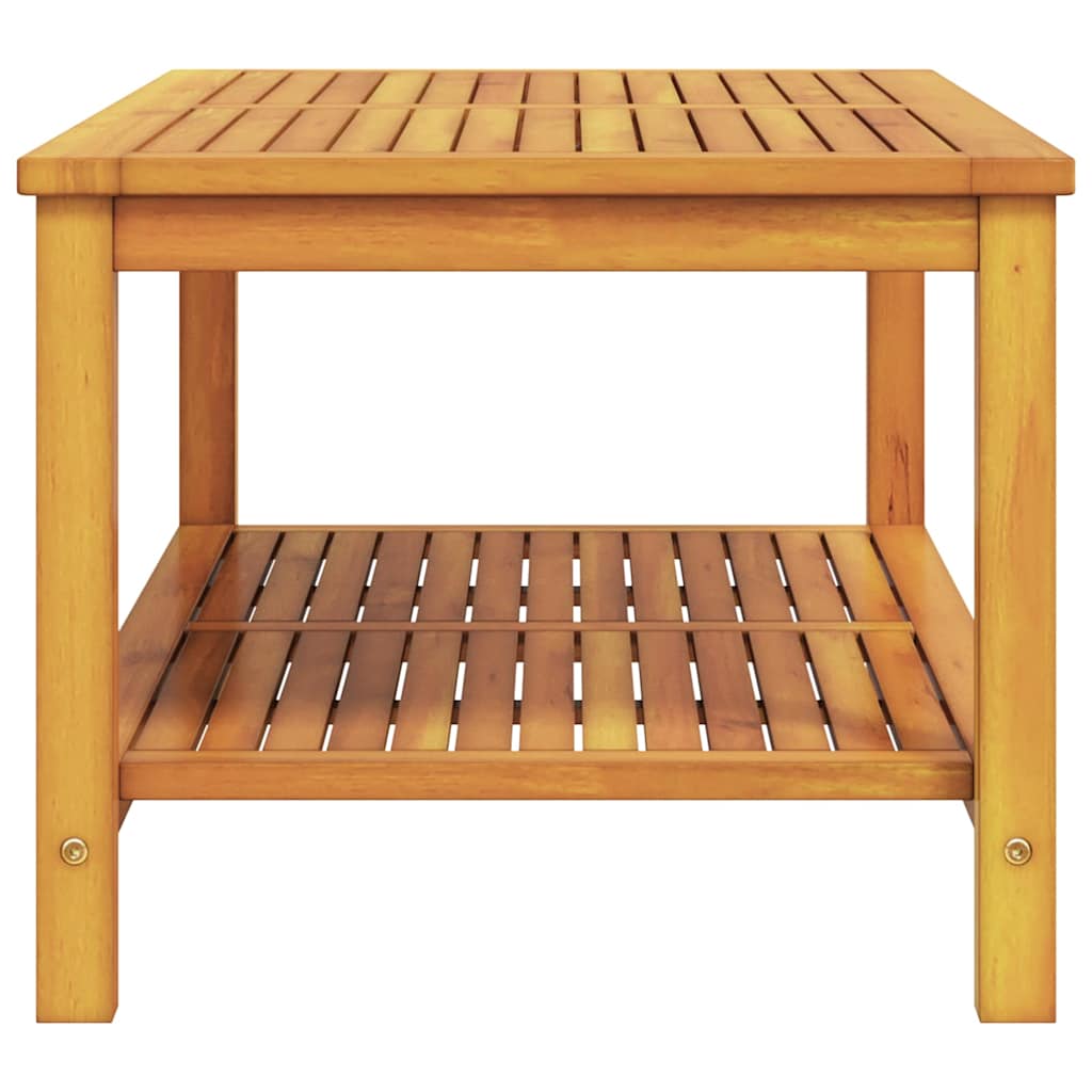 Τραπεζάκι Πλευράς Καφέ 110 x 55 x 45 cm Στερεό Ξύλο Ακακίας - Pakobazaar