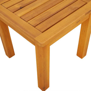 Τραπεζάκι Πλευράς Φυσικό Λάδι 35 x 35 x 34 εκ. - Pakobazaar