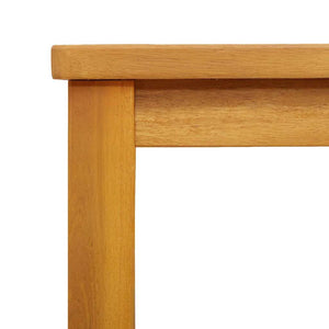 Τραπεζάκι Πλευράς Φυσικό Λάδι 35 x 35 x 34 εκ. - Pakobazaar