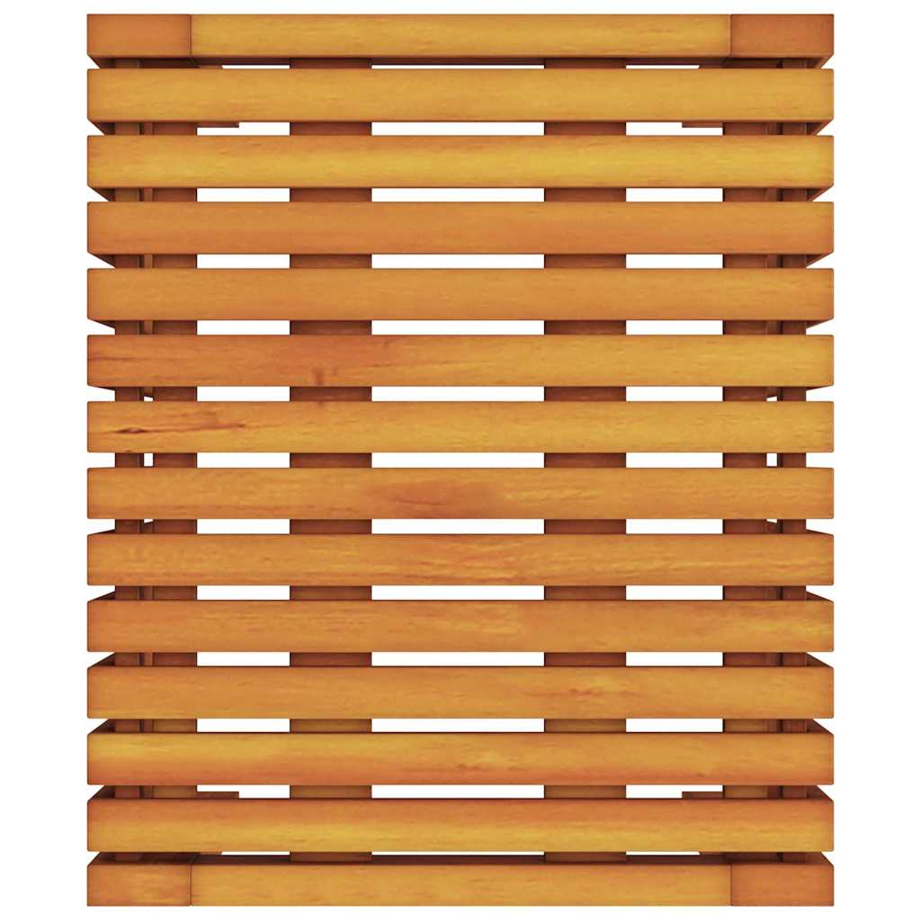 Τραπεζάκι Πλευράς Φυσικό Λάδι 43 x 36 x 40 εκ Στερεό Ξύλο Τίκ - Pakobazaar