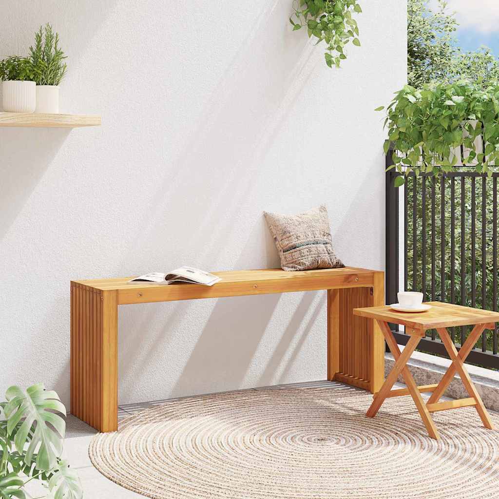 παγκάκι Φυσικό Λάδι 110 x 30 x 45 εκ. Στερεό Ξύλο Τίκ - Pakobazaar