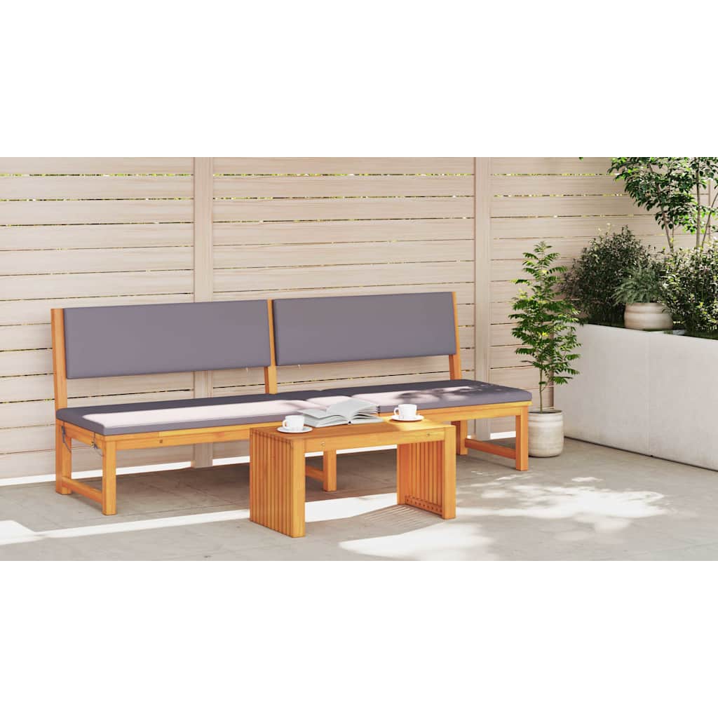 Τραπεζάκι Πλευράς Φυσικό Λάδι 70 x 35 x 35 cm - Pakobazaar