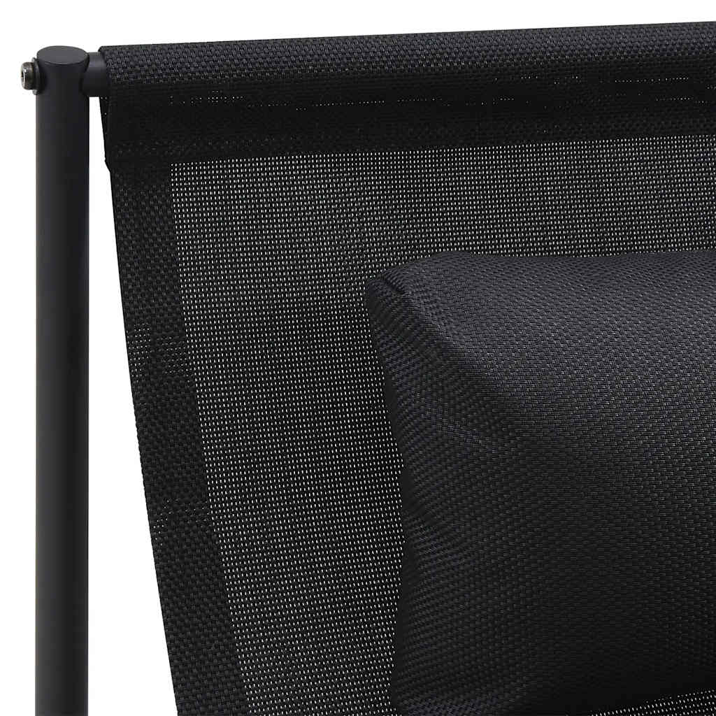 Πολυθρόνα Κήπου Ανθρακί 87x74x73 εκ. Ατσάλι και Υφασμάτινη Επένδυση - Pakobazaar