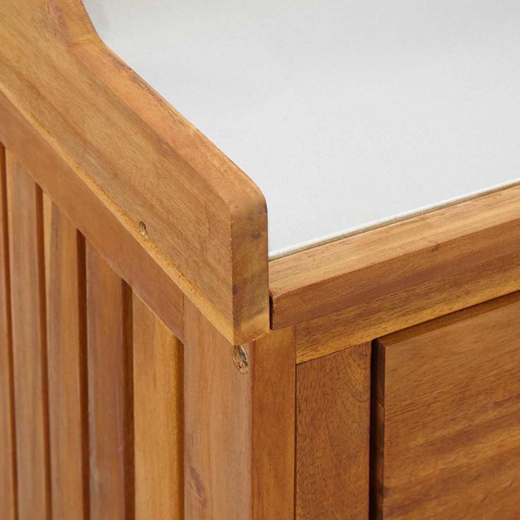 Ντουλάπι Κήπου Φυσικό 78 x 36,5 x 78cm Στερεό Ξύλο Ακακίας