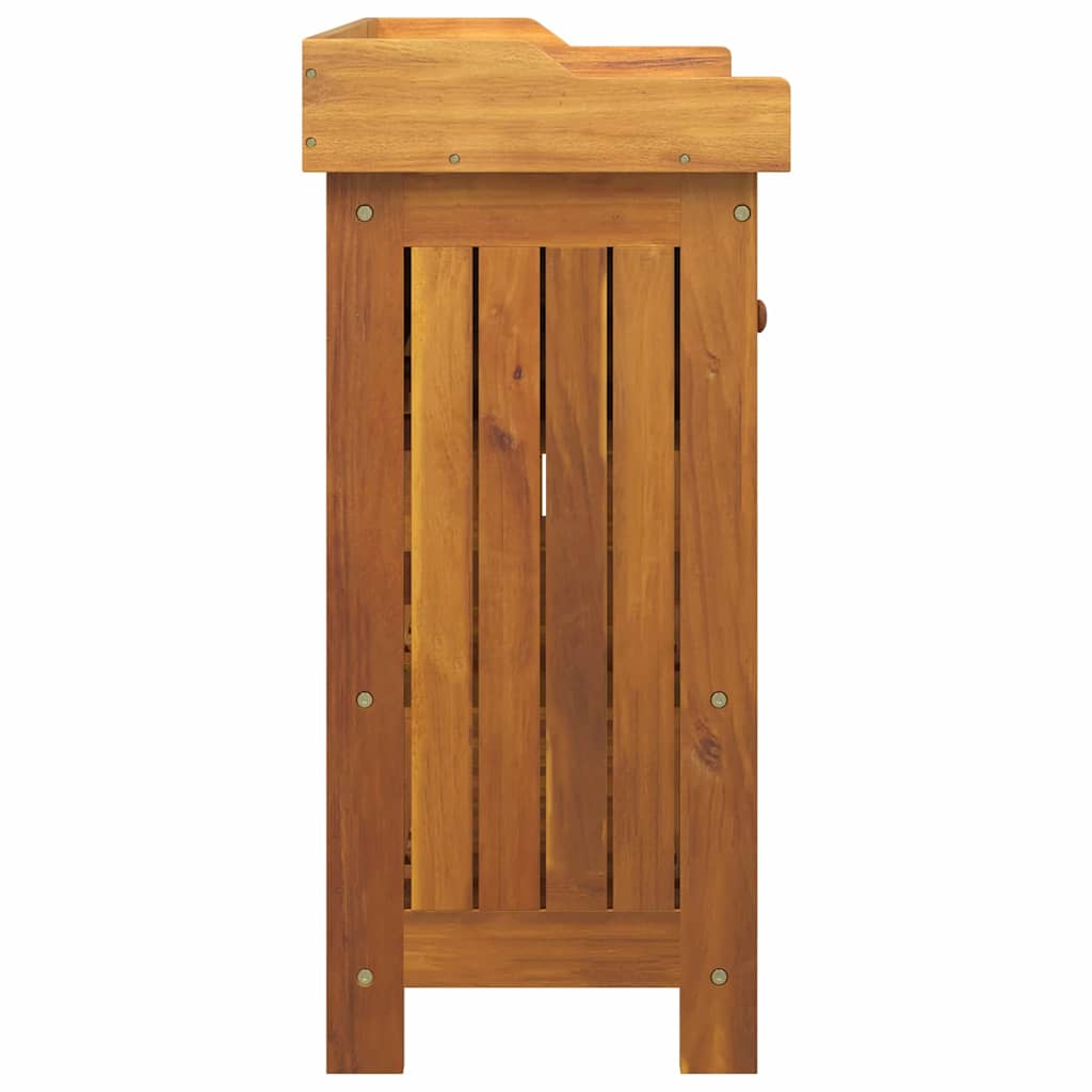 Ντουλάπι Κήπου Φυσικό 78 x 36,5 x 78cm Στερεό Ξύλο Ακακίας