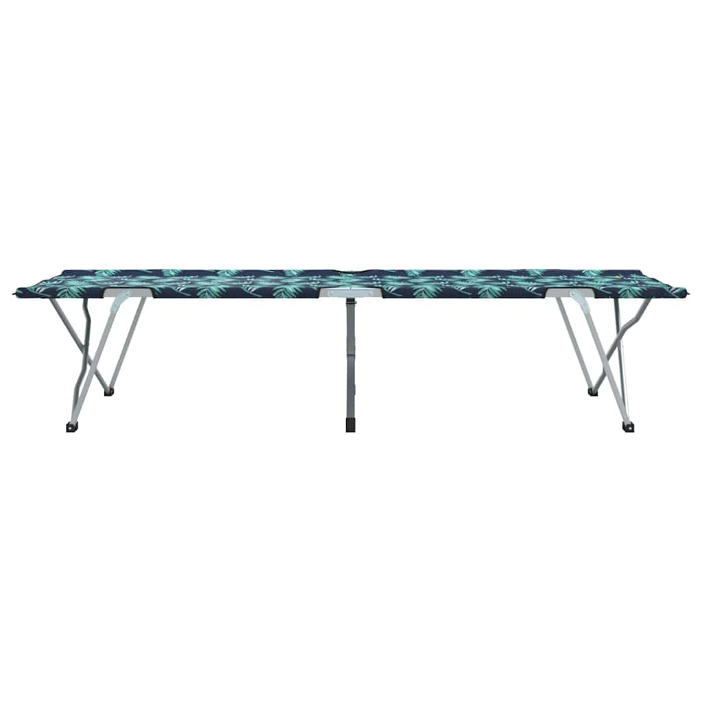 Αναδιπλούμενο Κρεβάτι Κάμπινγκ 2 pcs Δάσος 194 x 62,5 x 42,5 εκ