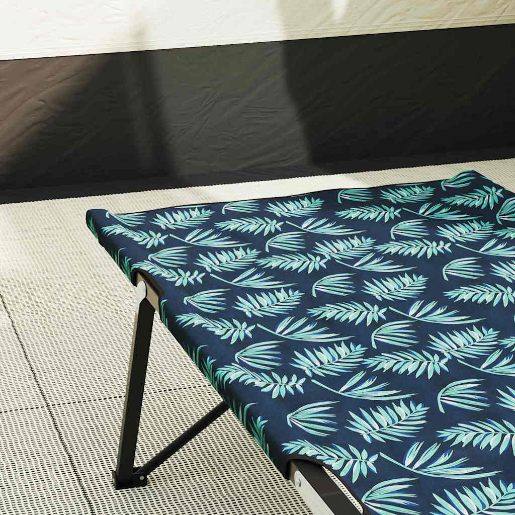 Αναδιπλούμενο Κρεβάτι Κάμπινγκ 2 pcs Δάσος 206 x 76 x 74 εκ