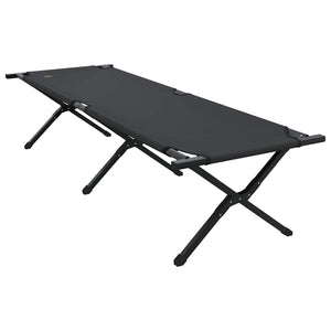 Αναδιπλούμενο Κρεβάτι Κάμπινγκ Μαύρο 193 x 69 x 45 εκ.