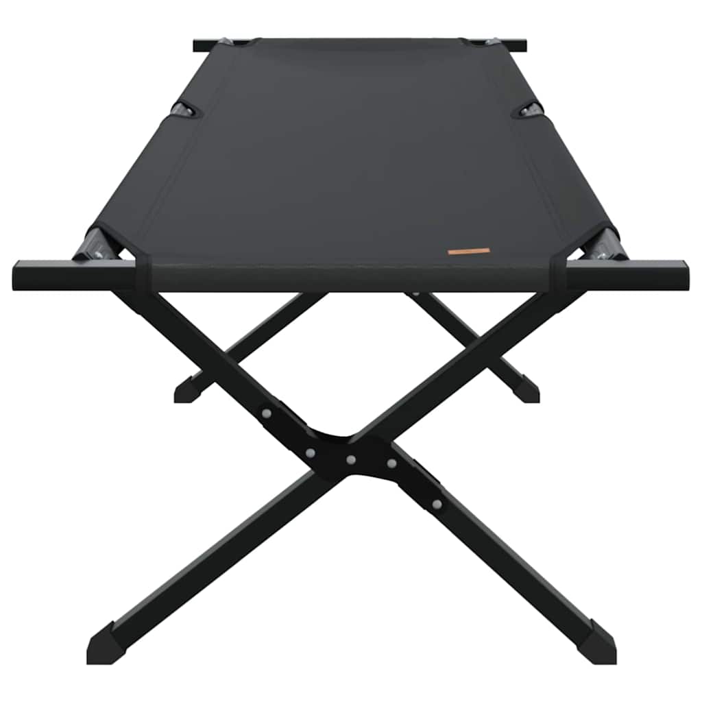 Αναδιπλούμενο Κρεβάτι Κάμπινγκ Μαύρο 193 x 69 x 45 εκ.
