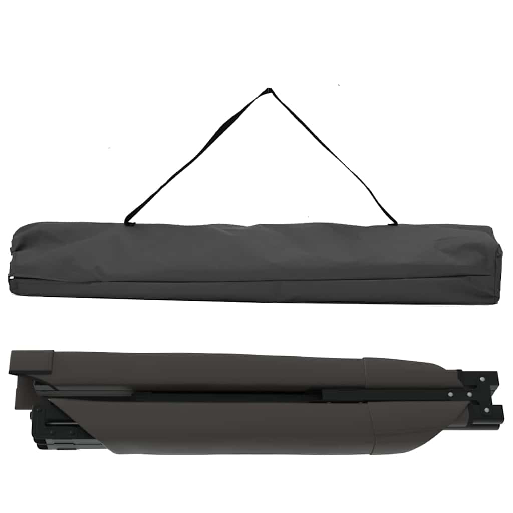 Αναδιπλούμενο Κρεβάτι Κάμπινγκ Μαύρο 193 x 69 x 45 εκ.