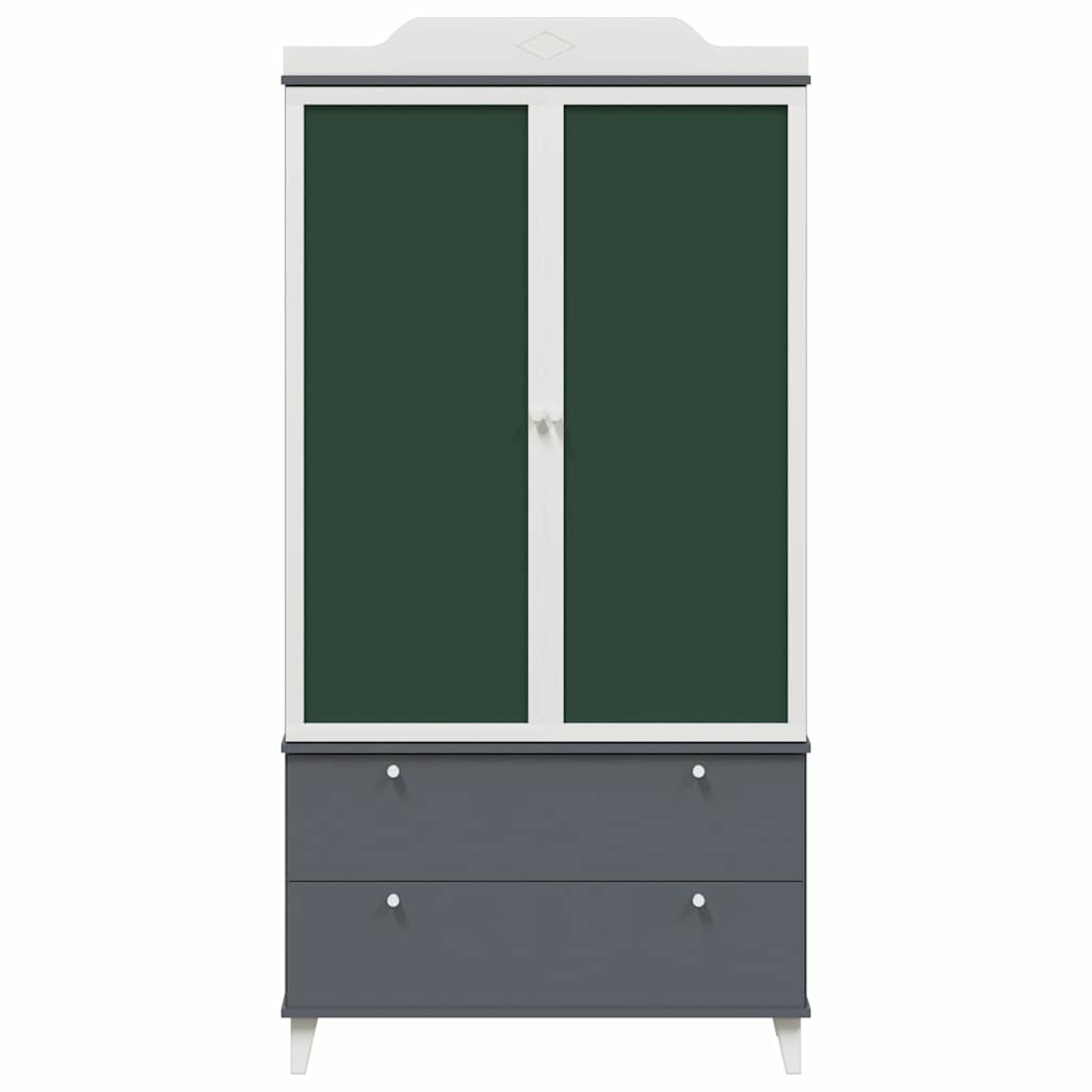 Κρεμαστή Ντουλάπα με Λευκοπίνακα με ράφι ROROS Γκρι και Λευκό - Pakobazaar