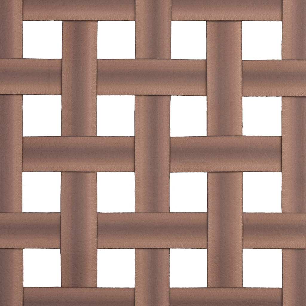 Καρέκλα Κήπου 2 pcs Καφέ 78 x 55,5 x 75,5 εκ. συνθετικό ρατάν