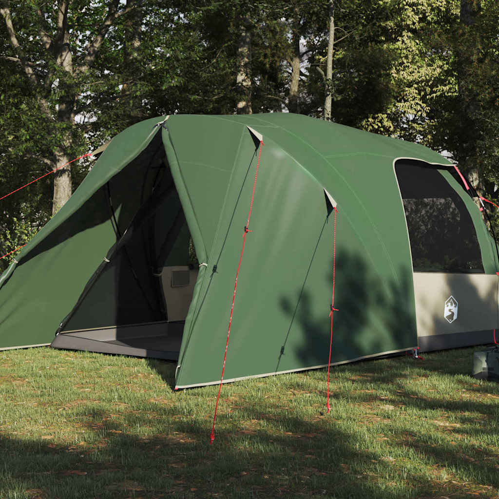 Σκηνή Dome 4 Ατόμων με στέγη Πράσινο 455 x 252 x 178 εκ - Pakobazaar