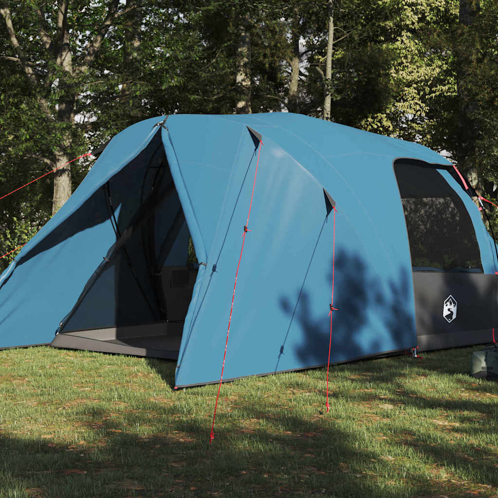 Σκηνή Dome 4 Ατόμων με στέγη Μπλε 455 x 252 x 178 εκ - Pakobazaar