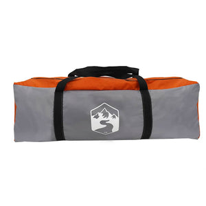 Σκηνή Dome 4 Ατόμων Γκρι και Πορτοκαλί 455 x 252 x 178 εκ - Pakobazaar