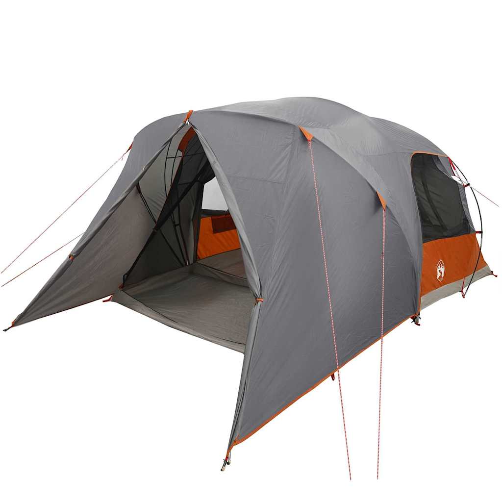 Σκηνή Dome 4 Ατόμων Γκρι και Πορτοκαλί 455 x 252 x 178 εκ - Pakobazaar