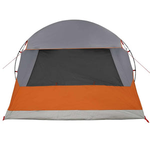 Σκηνή Dome 4 Ατόμων Γκρι και Πορτοκαλί 455 x 252 x 178 εκ - Pakobazaar