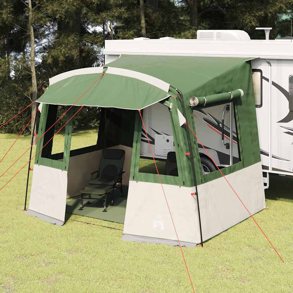 Σκηνή Tailgate για Καραβάνι με στέγη Πράσινο 352 x 250 x 240 εκ - Pakobazaar